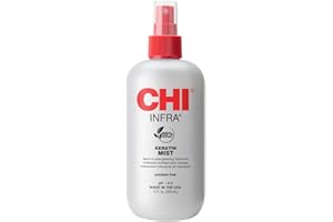 CHI Keratin Mist, Strengthening Hair Spray For Restoring Softness & Protecting Against Heat Damage, Paraben-free, 12 Oz