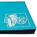 Monster Binder - 9 Pocket Trading Card Album - Holofoil Aqua Blue- Holds 360 Yugioh, Magic, and Pokemon Cards