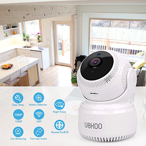 Wireless-Security-Camera-UOKOO-1080P-HD-2-Megapixel-Home-WiFi-Wireless-Security-Surveillance-Camera-with-Motion-Detection-PanTilt-2-Way-Audio-and-Night-Vision-Baby-Monitor-Nanny-Cam