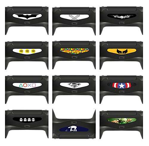 giZmoZ n gadgetZ Unqiue 20x Pack LED Light Bar Decal Sticker for Playstation 4 / Slim/Pro PS4 Controller DualShock 4
