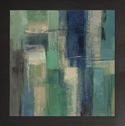 Frame Company Watson Range Emerald Fields Square I by Silva Vassileva, Photo Frame - 8 x 8 Inches, Black