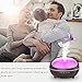 Essential Oil Diffuser, 2 Pack Aromatherapy Diffuser 300ml Wood Grain Ultrasonic Cool Mist Humidifier with 4 Timer Settings, 7 Color LED Lights and Auto Shut-Off for Baby Home Spa Skin Benifits