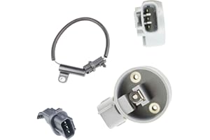 SANGYUE 2X Crankshaft + Camshaft Position Sensor Kits for 2000-2002 Jeep Wrangler 4.0L Automatic transmission; 2001-2002 Jeep TJ 4.0L Automatic transmission CPS Crank Cam