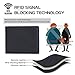 RFID Blocking Genuine Leather Wallet for Men-Excellent as Travel Bifold /Ultra Strong Stitching/Slim Billfold/Gift for Him (Smooth black-Nappa top grain leather)