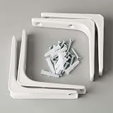 Sayayo EJR100W-4P Shelf Bracket 100mm Corner Brace White 4 pcs view 7