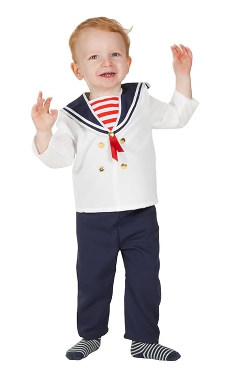 Wilbers Marine Kinder Kostüm Baby Matrose Karneval Fasching Gr.98