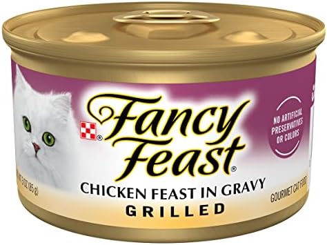 Purina Fancy Feast Grilled Chicken Wet Cat Food 85G (24 Cans