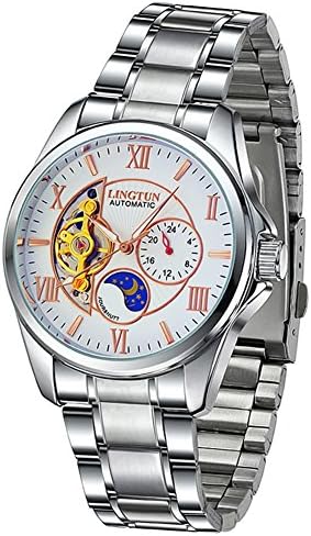 Men hollowing out luminous watches/Classical mechanical watch-E