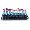 Amarine-made-8-Gang-Red-LED-Indicators-Rocker-Circuit-Breaker-Waterproof-Marine-Boat-Rv-Switch-Panel-PN-CB8-R
