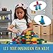 ECR4Kids - ELR-19209 Transpara-Bricks Math Manipulative Set, Educational Sensory Learning Toys for Kids (128-Piece Kit)