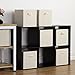 Housen Solutions Storage Bins - Collapsible Storage Cube Organizer, Nonwoven Basket Container Fabric Drawers Set of 6, Beige 10.5”, Dual Handles