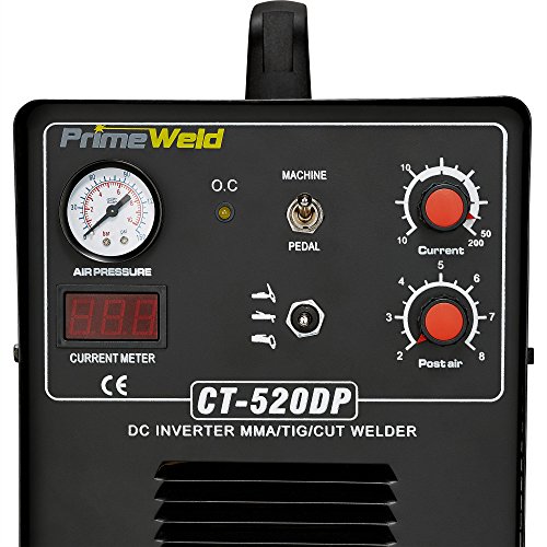 PrimeWeld Pilot Arc 50A Plasma Cutter, 200A TIG/Stick Welder Combo