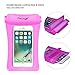 Universal Waterproof Phone Case, 4 Pack iThrough32ft Dry Bag Waterproof Pouch with Touch Transparent Screen and Armband for iPhone 7/7 Plus/6/6s Plus/5s/se/Galaxy S5/S6/S7 Edge plus Note 4/5