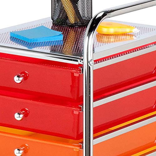 Honey-Can-Do Rolling Organizer, 10-Drawer - Image 3