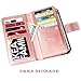 Fingic Wallet Case for iPhone Xs Max,Case for iPhone Xs Max,Glitter Flip PU Leather Credit Card Holder Cash Pockets Wristlet Protective Phone Case for Apple iPhone Xs Max 2018 6.5