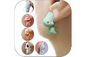 Cute Animal Bite Earrings for Women 3D Stud Shark Dinosaur Shaped Fun Trendy Fashion Accessories Jewelry Gifts