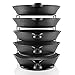 Miriga Life Heavy Duty Pot & Pan Organizer Rack Holder - Best for Kitchen and Cabinet Storage of Pots Pans Lids - Great for Cast Iron - No Assembly Required - Black