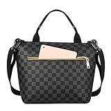 Lunch Bag, Wosweet Leakproof Insulated Lunch Box Cooler Bag for Women Girls and Kids, Lunch Container Tote Bag with Zapper & Pocket (Black)