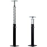 PHLKJL 2 Pack Basement Floor Jack 20" - 33" Adjustable Jack Adjustable Support Beam House Jack Post - Suitable for Cellar Cei
