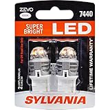 SYLVANIA ZEVO 7440 T20 White LED Bulb, (Contains 2 Bulbs)