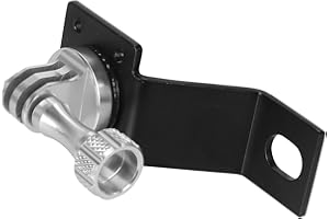 Adjustable Handlebar Mount AntiVibration Construction for Action Cameras Footage Motorcycle Action Camera Holder with Aluminu