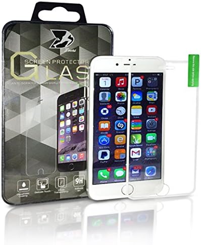 iPhone 6s Screen Protector, iPhone 6 Replacement Screen, 4.7 Inch Tempered Glass Shatterproof Premium Edge to Edge Doers Innovative HD Clear Ballistic Anti Glare tempered Glass Screen Protector (White Edge) Protect Your Touch Screen From Scratches and Drops-99.99% Clarity.