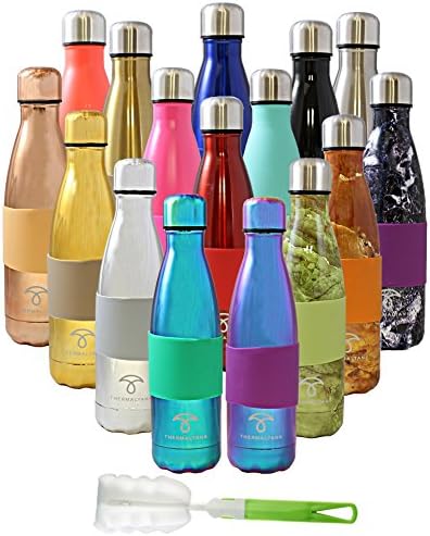 17oz Insulated Sport Bottle With Cleaner &amp; Silicone Grip (Nebula)