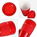 Yilove Coffee Mug With Lid, BPA-free, Ceramic, 16 Ounce-Red