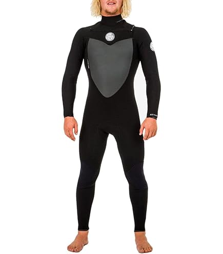 メンズ F BOMB FUSION 4/3mm ジップフリー セミドライ E7 Flashbomb Fusion 4/3mm Zip Free Fullsuit Wetsuit - Rip Curl