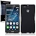 Huawei P9 Plus Cover, Terrapin Huawei P9 Plus Case - TPU Gel - Slim Design - Durable Shock Absorbing - Back Protector - Solid Black Matte Finish