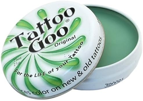 Tattoo Goo Original Aftercare Balm 21 g, Deep‑Moisture Natural Tattoo Aftercare & Colour Retention with Beeswax