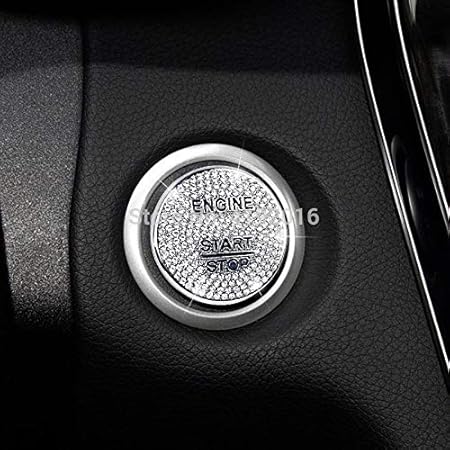 Amazon クリスタル エンジンスタートボタン カバー メルセデスベンツ Amg W176 W246 W5 X253 X156 C117 ダイヤモンド ブレーキ テールランプ 車 バイク