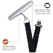 Smart Weigh 50kg/110lb Digital Postal Luggage Scale with Electronic Ruler, Hanging Scale Luggage Weight, Portable Bag Scale, Digital Luggage Scale Travel, Silver