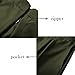 Yige Women's High Waisted A line Skirt Skater Pleated Full Midi Skirt Green US8