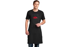 BROAD BAY University of Arkansas Apron LARGE SIZE Arkansas Gift For Men or Women Man Him Her