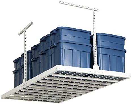 Monkey Bars Overhead Ceiling Rack Small, White