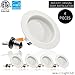 Parmida (4 Pack) 4 inch LED Downlight Trim, Dimmable, 10.5W (75W Replacement), 700Lm, EASY INSTALLATION, 4000K (Cool White), Retrofit LED Recessed Lighting Fixture, ENERGY STAR & ETL-Listed