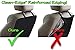 TIKE SMART Luxury Clean-Edge Kick Mat - Seat Back Protector and Seat Cover with Invisible Strap and Stiff Edging (1 Mat)