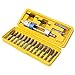 TOOGOO 20pcs/set Multifunction Half Time Drill Driver Swivel Head Quick-Change From Drilling to Driving Repair Tool Kits With Portable