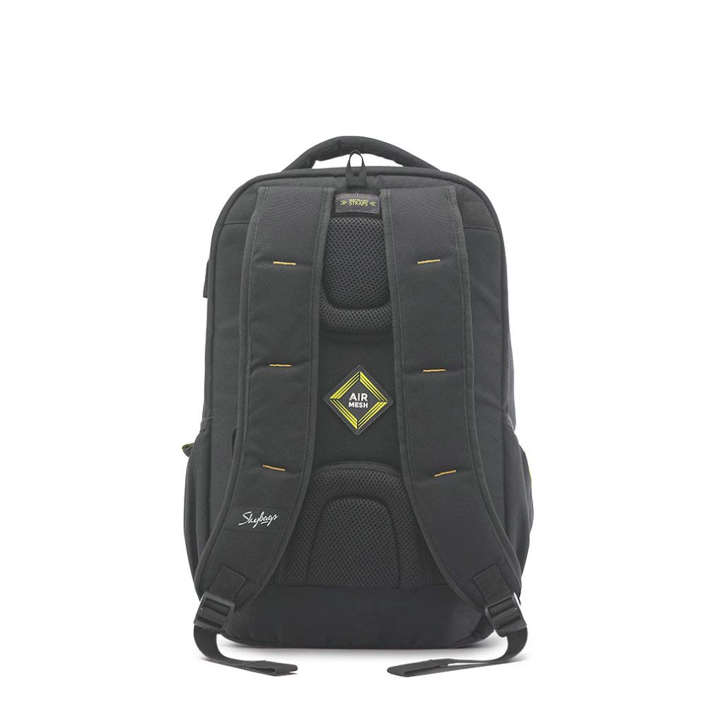 skybags xcide plus 45 ltrs black casual backpack