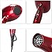 JINRI Professional Blow Dryer Ionic with Styling Concentrator Nozzle and Cold Shot Button 2 Speeds 3 Heat Settings CETL Certified Hair Dryer,1875W,Red