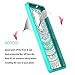 Huawei Honor 5X Case Clear, AnoKe [Scratch Resistant] Mandala Flower Cute Women Girl Ultra Thin Slim Hard Cover TPU Bumper Phone Cover Case Unlocked For Huawei Honor 5X- CH TM Mint