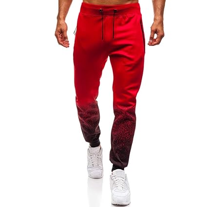 Amazon.com: Beautyfine Fashion Drawstring Pants Mens ...