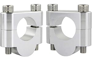 Mantt Motorcycle ATV Dirt Bike Handlebar Risers with Clamps 7/8" 22.2mm, Fit for Grom MSX125 /CB500X/ CRF 250L, Z125/Z900/KLR
