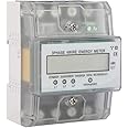 3 Phase Power Meter DTM024 Digital LCD Display Energy Meter Electric Kilowatt Hour Meter, 220/380V 5-80A