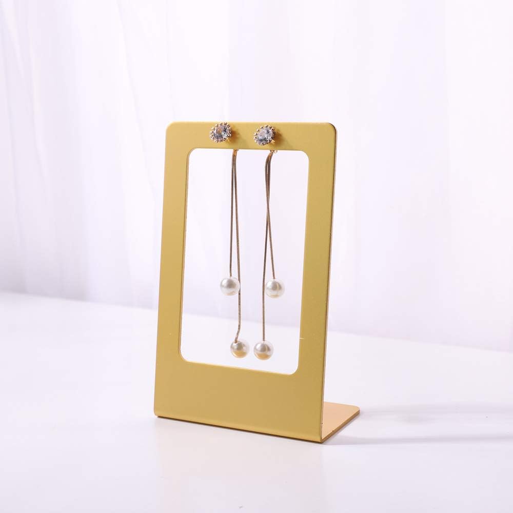 GemeShou Metal Gold Earring Display Slide Board for Show, Retail Single