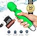 Yarosi Cordless Wand Massager Strongest Therapeutic Vibrating Power - Best Rated for Travel Gift - Magic Stress Away - Perfect for Muscle Aches and Personal Sports Recovery - USB - Mini - Green