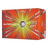 Callaway Superhot 55 Aerodynamic Design Straight Shots Soft Feel Golf Ball 4-Dozen(48 Count)