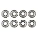 Natuworld 8/16/24pcs Both Side Shielded 608 Zz Abec-7 Carbon Steel Bearings for Skateboards,inline Skate, Scooter, Rollerblade