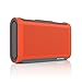 BRAVEN Balance Portable Wireless Bluetooth Speaker [18 Hour Playtime][Waterproof] Built-in 4000 mAh Power Bank - Retail Packaging - Orange